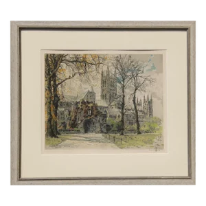Canterbury Cathedral, Hans Figura Etching