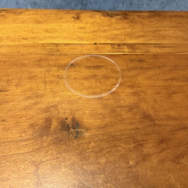 19th Century Solid Walnut Five Drawer Chest For Sale - Image 15 of 15