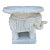 A Palm Beach Icon | White Wicker Elephant Drinks Table, 1970s For Sale