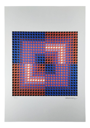 After Victor Vasarely, Composition, Lithograph, 1970s