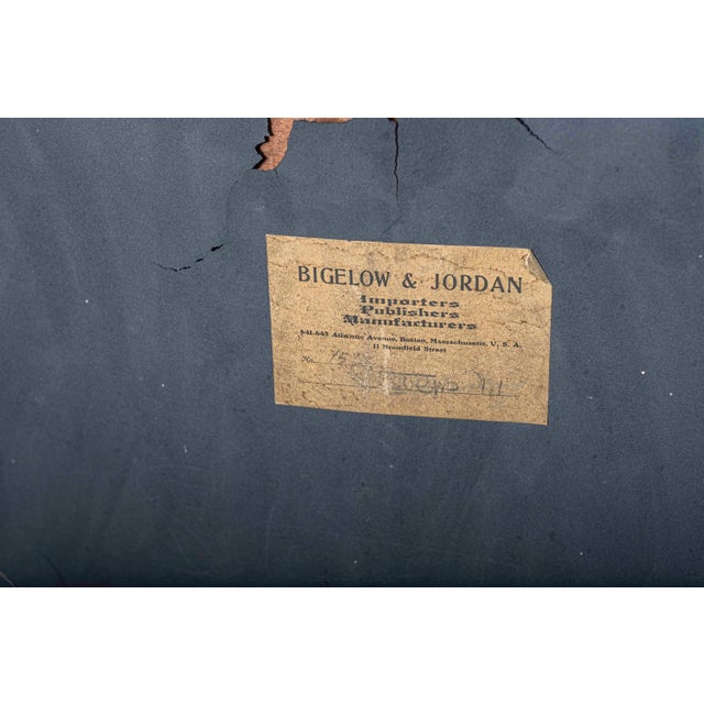 Circa 1900 “Carriage Drive” Equestrian Print, Bigelow & Jordan Boston Frame For Sale - Image 6 of 7