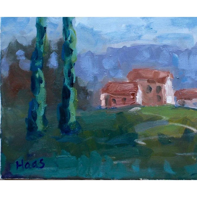 Contemporary Modern Impressionist, Tuscan Landscape Oil Painting For Sale - Image 3 of 9