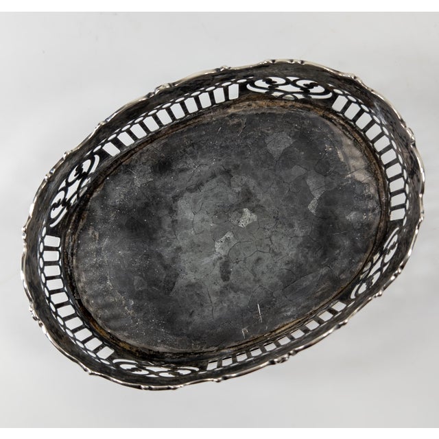 20th Century Gorham Sterling Silver Catchall Wine Coaster With Gallery For Sale - Image 11 of 11