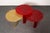 Red Set of Three Red and Gold Acrylic "T" Tables by Patricia Urquiola for Kartell For Sale - Image 8 of 18