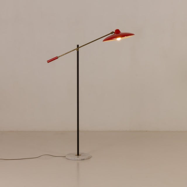 Mid-Century Floor Lamp in the style of Arredoluce, Italy 1960s. For Sale - Image 12 of 13