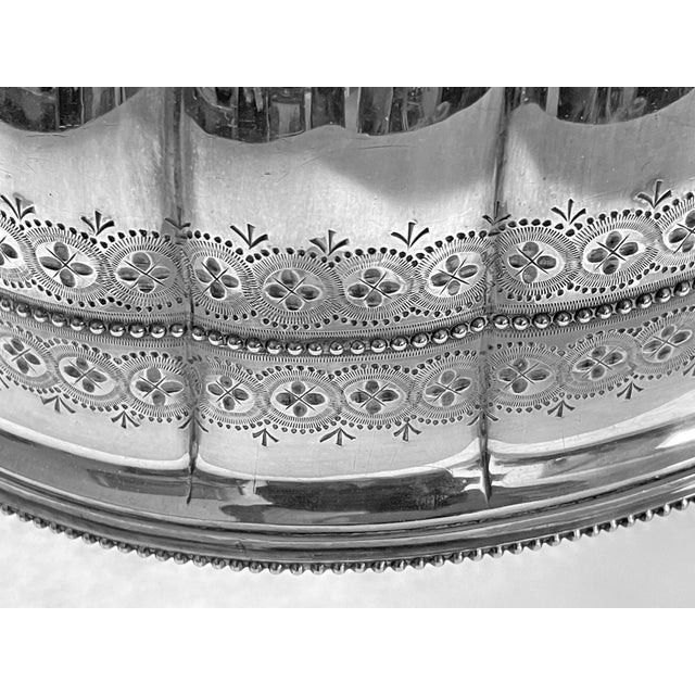 Antique Victorian English Silverplate Meat Dome Cloche – Thomas Bradbury & Sons, Sheffield, 1872 For Sale - Image 4 of 7