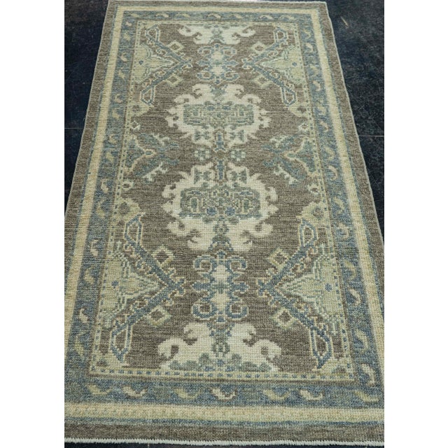 Turkish Oushak Rug 2'8" x 5'4" #19457 Explore a curated collection of hallway runners, wool rugs, and handmade...