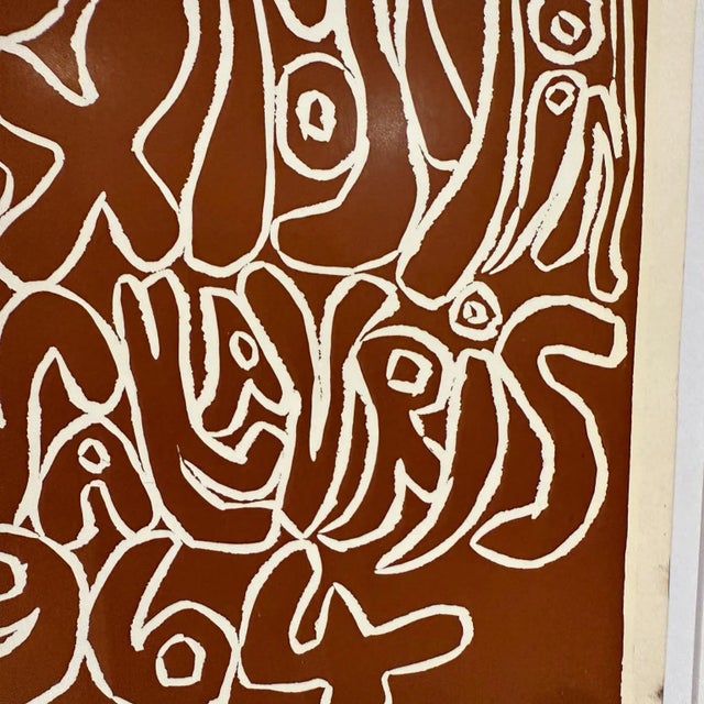 1960s 1964 Picasso Poster Exposition Vallauris, Mid-Century Modern, Paper For Sale - Image 5 of 5