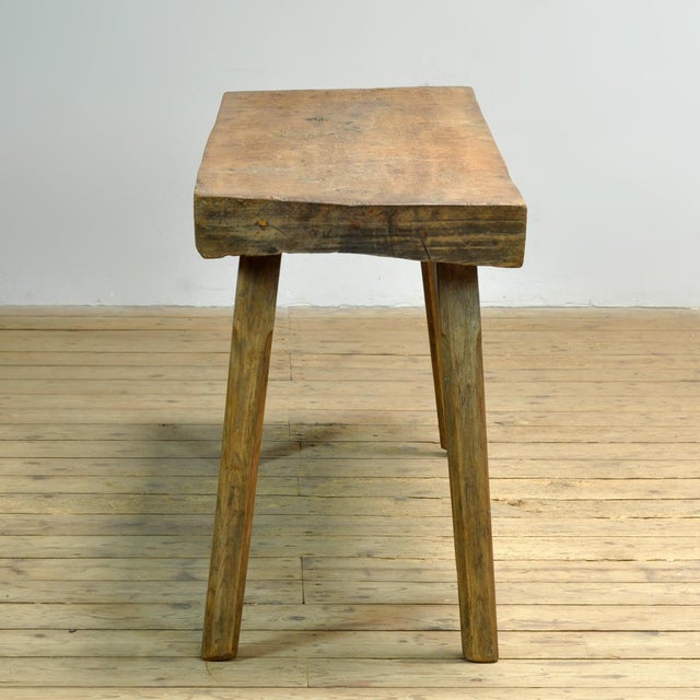 Vintage Oak Butcher's Table, 1920 For Sale - Image 4 of 12