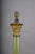 Green Onyx Corinthian Column Table Lamp with Pleated Shade, 1930s For Sale - Image 6 of 17