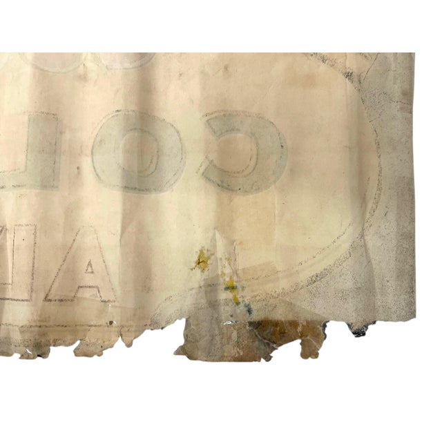 Early 20th Century Medicine Sign Chamberlain's Cough Remedy Advertising Poster For Sale - Image 9 of 11