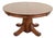 Stickley Brothers Antique Mission Oak Arts & Crafts Pedestal Extension Dining Table, Newly Refinished For Sale