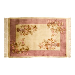 Vintage Contemporary Art Deco Rug - 4' X 6' For Sale