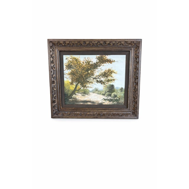 1971 Signed James L. Reed Original Oil Painting – Framed Canvas – American Landscape For Sale - Image 10 of 10