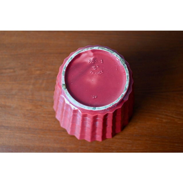 Art Deco Style Ceramic Planter from Saint Clément, 1950s For Sale - Image 9 of 10