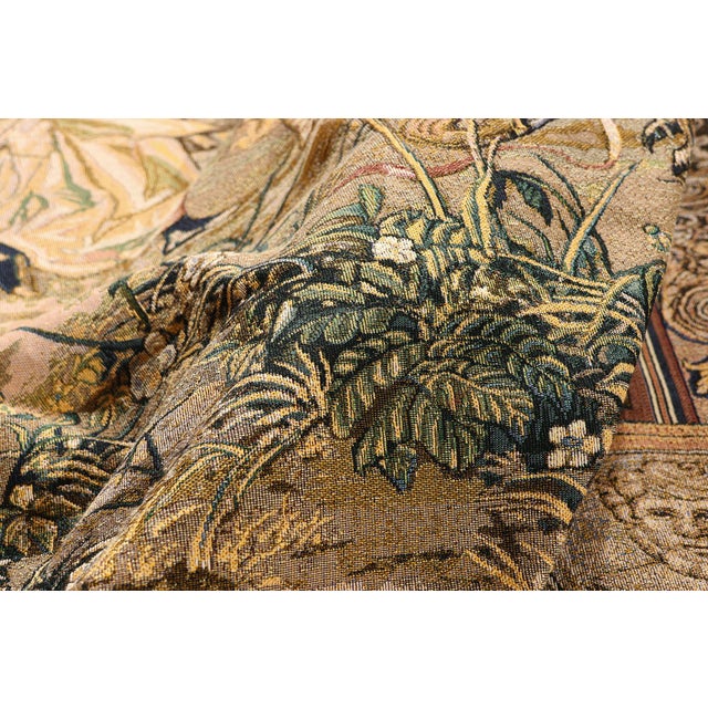 Vintage Chinese Aubusson Tapestry, 04'09 X 06'05 For Sale In Dallas - Image 6 of 10