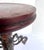 Vintage Piano Stool/Plant Stand With Ornate Iron Tripod Legs For Sale - Image 10 of 11