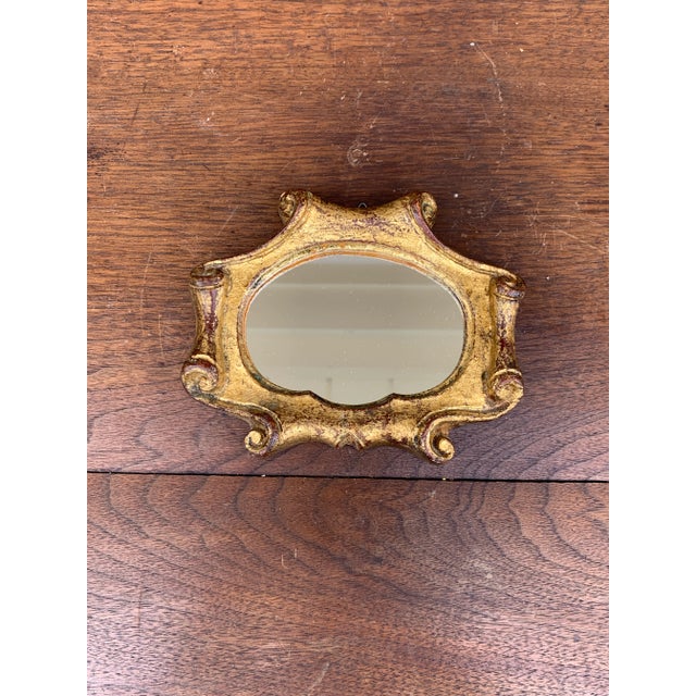 Italian Florentine Baroque Gold Giltwood Wall Mirror For Sale - Image 12 of 12