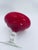 Vintage Red Glass Goblet, 1975 For Sale - Image 4 of 7