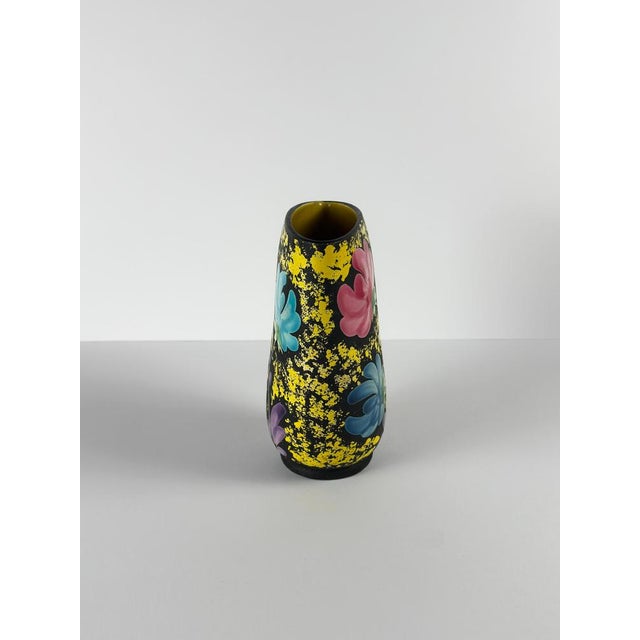 Hand-Painted Ceramic Vase by Alvino Bagni, 1960s For Sale - Image 6 of 10
