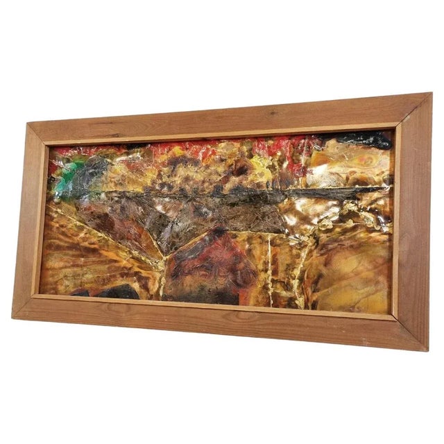 Copper Painting by Germain Rotsaert, 1960s For Sale - Image 9 of 9