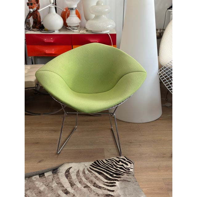 Early 21st Century Vintage Diamond Chair by Harry Bertoia for Knoll International, 2010s For Sale - Image 5 of 5
