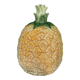 Ceramic Oversized Pineapple Centerpiece For Sale