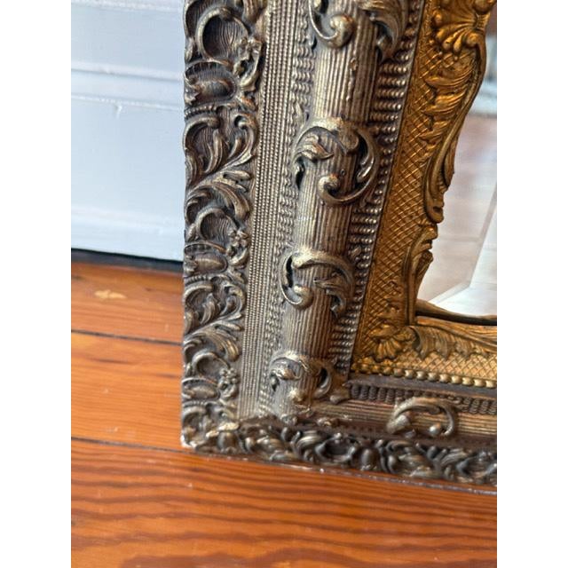 Wood Early 20th Century Italianate Gilt Wood Mirror For Sale - Image 7 of 9