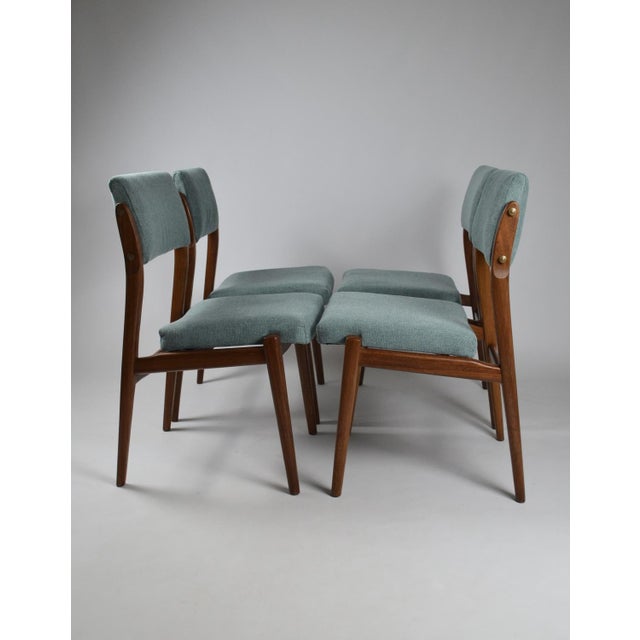 Mid-Century Teak Chairs, Set of 4 For Sale - Image 10 of 17