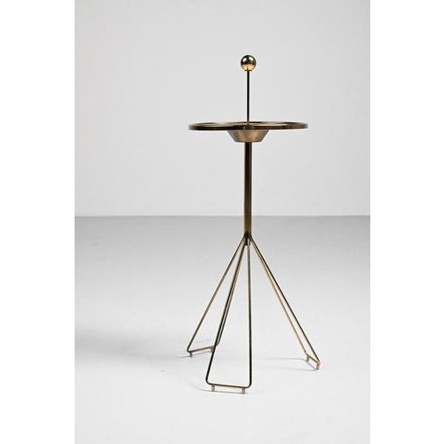 Vintage Brass Side Table For Sale - Image 3 of 8