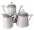Milk Jug, Milk Pot and Sugar Bowl from Limoges Bernardaud, 1890s, Set of 3 For Sale
