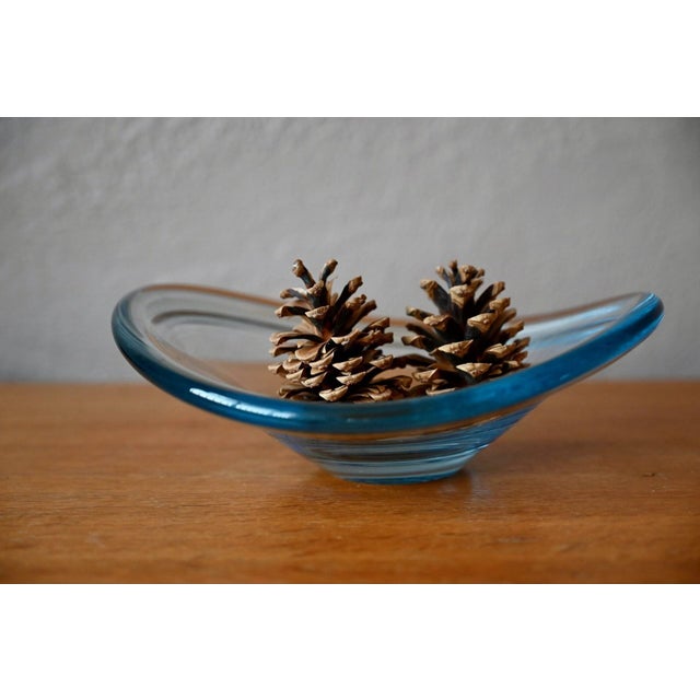 Danish Glass Bowl from Holmegaard, 1950s For Sale - Image 6 of 6
