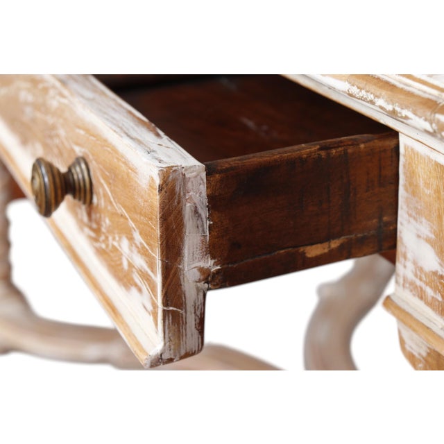 Tan Sarreid Gustavian Style Writing Desk For Sale - Image 8 of 12