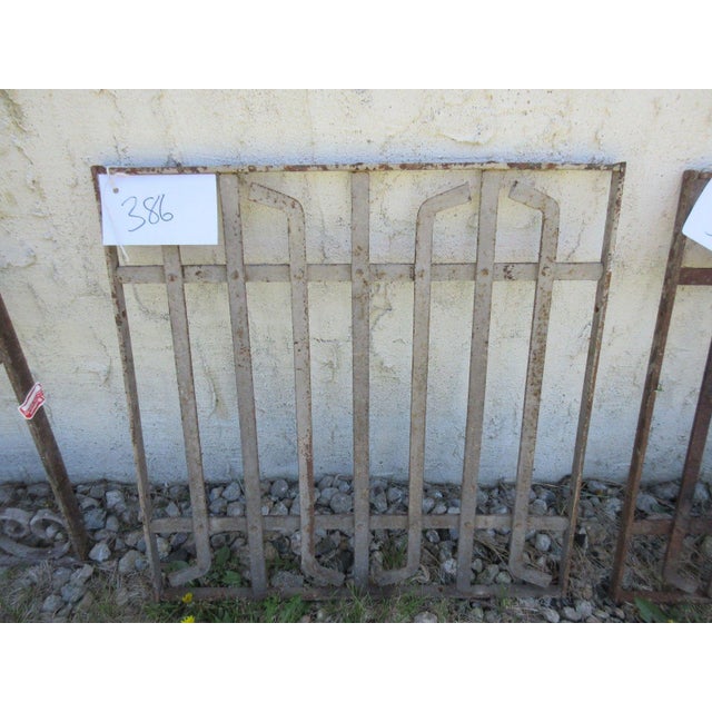 1900 - 1909 Antique Victorian Iron Gate For Sale - Image 5 of 5