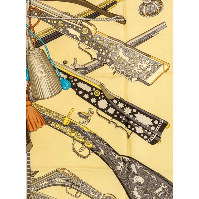 Contemporary Hermes "Diane" Silk Scarf For Sale - Image 3 of 7