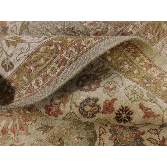 Hand Knotted Rug in Soft Color. For Sale - Image 17 of 18