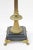 Traditional Large Antique Neoclassical Standing Candleholder in Brass and Marble, 1900s For Sale - Image 3 of 7