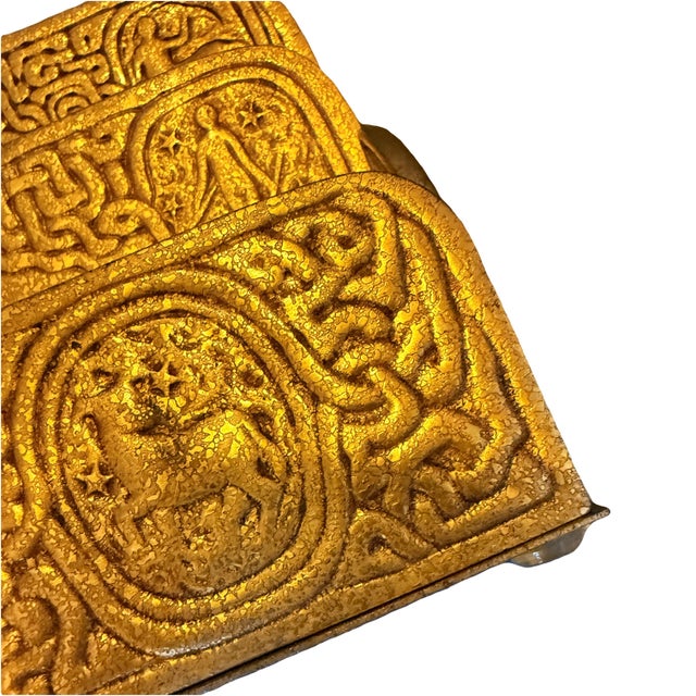 Early 1900s Tiffany Studios New York Gilt Bronze Letter Holder For Sale In Los Angeles - Image 6 of 12
