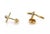 Contemporary Marco Bicego Marrakech Diamond 18k Gold Cross Earrings, 2 Pieces For Sale - Image 3 of 6