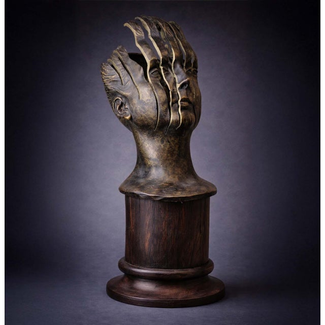 René Hetzel, Bust, 1960s, Bronze For Sale - Image 11 of 11