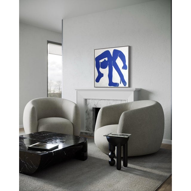 Bodasca, The Blue Man, 2026, Painting Canvas For Sale - Image 9 of 14