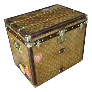 Hat Trunk in Woven Canvas from Louis Vuitton, 1890s