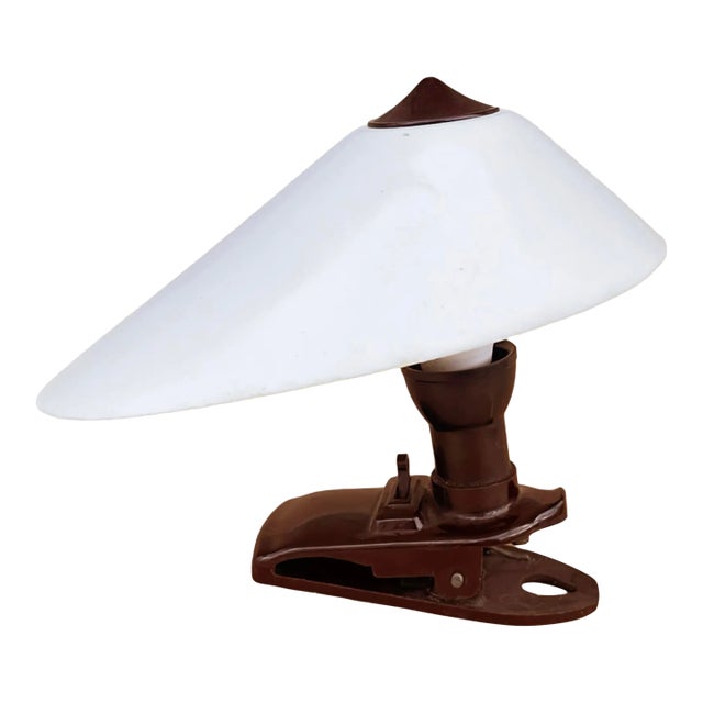 Clip-on Bakelite Night Lamp, Zukov Czechoslovakia 1930s For Sale