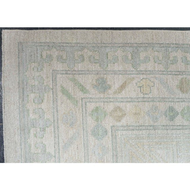 Turkish Oushak Rug 9'2" x 12'3" #20310 For Sale - Image 4 of 8