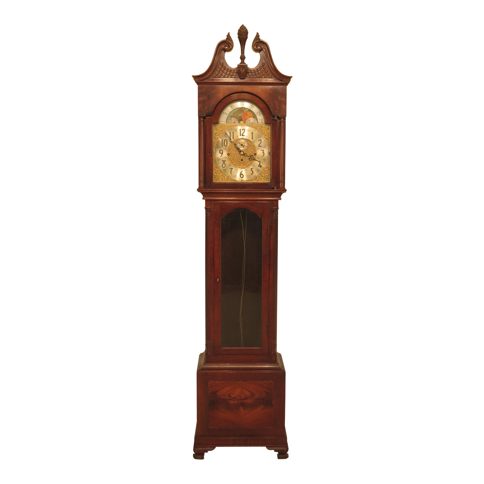 Herschede Mahogany Grandfather Clock Chairish