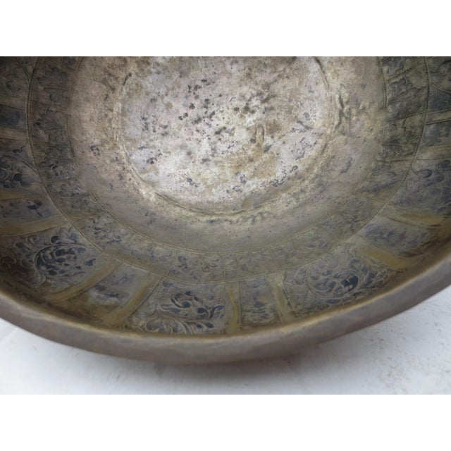 Kashmiri Repousse Copper Bowl. For Sale In New York - Image 6 of 12