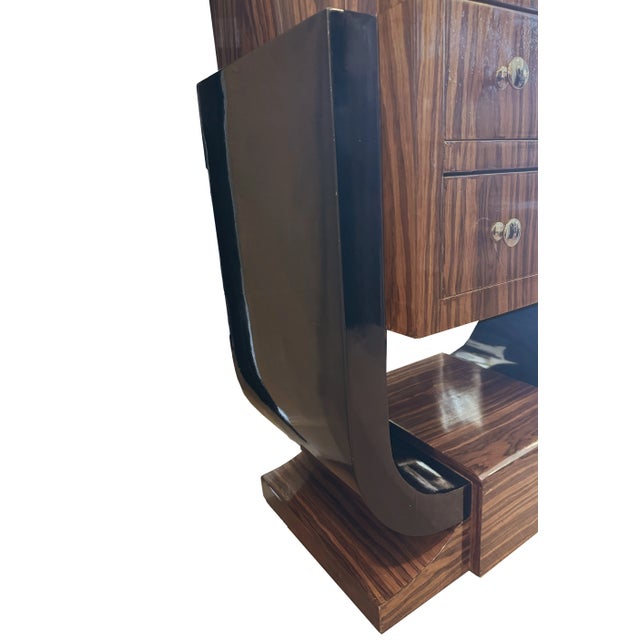 Early 20th Century Early 20th Century Pair of Art Deco Chests For Sale - Image 5 of 9