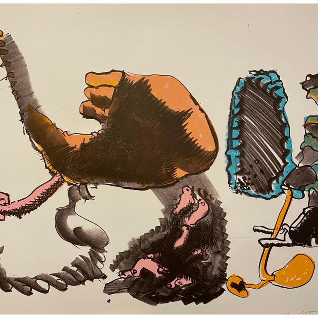 Abstract Expressionism John Altoon, Large 1960's California Pop Art Abstract Expressionist LA Lithograph John Altoon, 1966 For Sale - Image 3 of 8