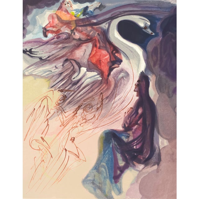 Original engraving from Salvador Dalí’s "The Divine Comedy" published by Editions d’Art Les Heures Claires, Paris, in...