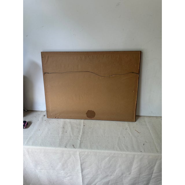 1970s Signed and Framed Seascape Painting of Boat For Sale - Image 10 of 10